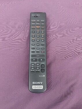 Sony Black Remote with Numeric and Media Controls